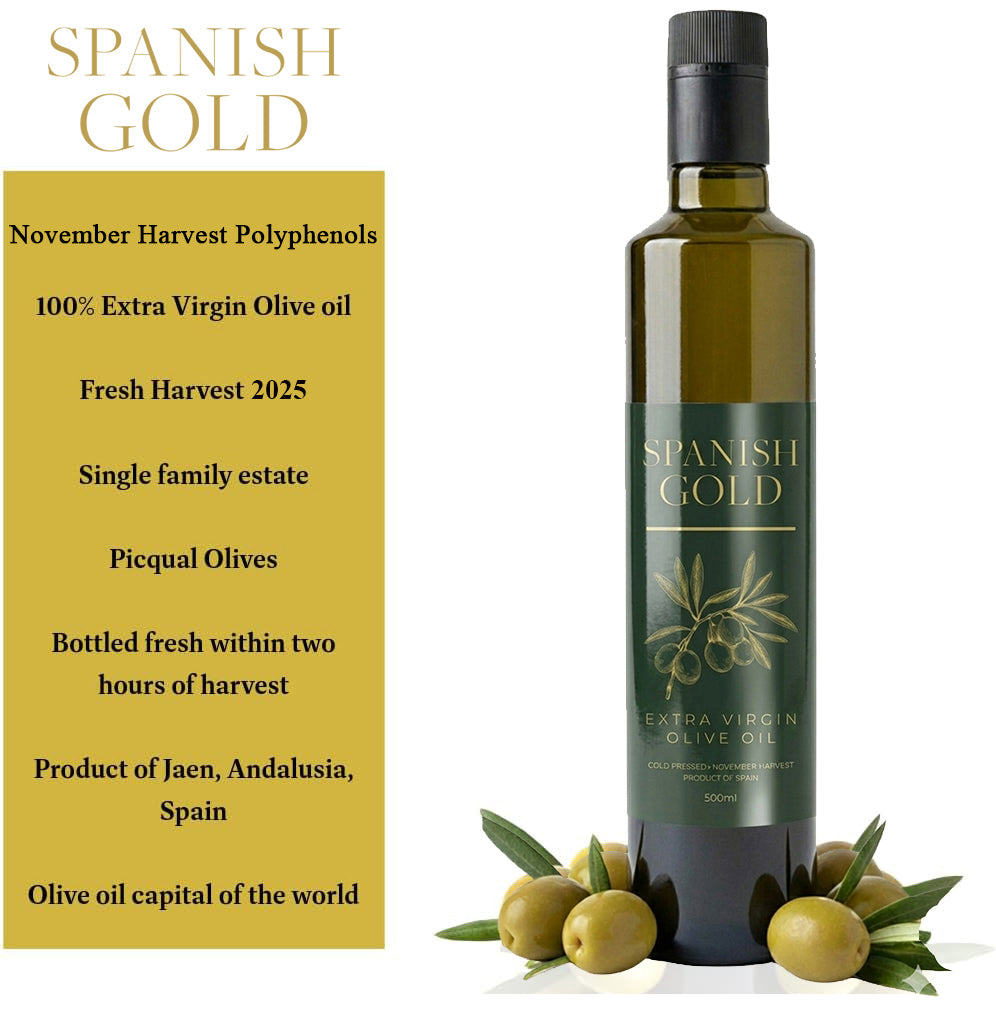Andalus Spanish Gold Extra Virgin Olive Oil 500ml