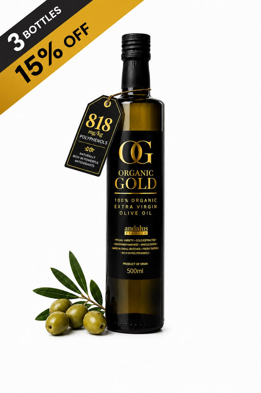 Andalus Organic Gold Organic Extra Virgin Olive Oil 500ml