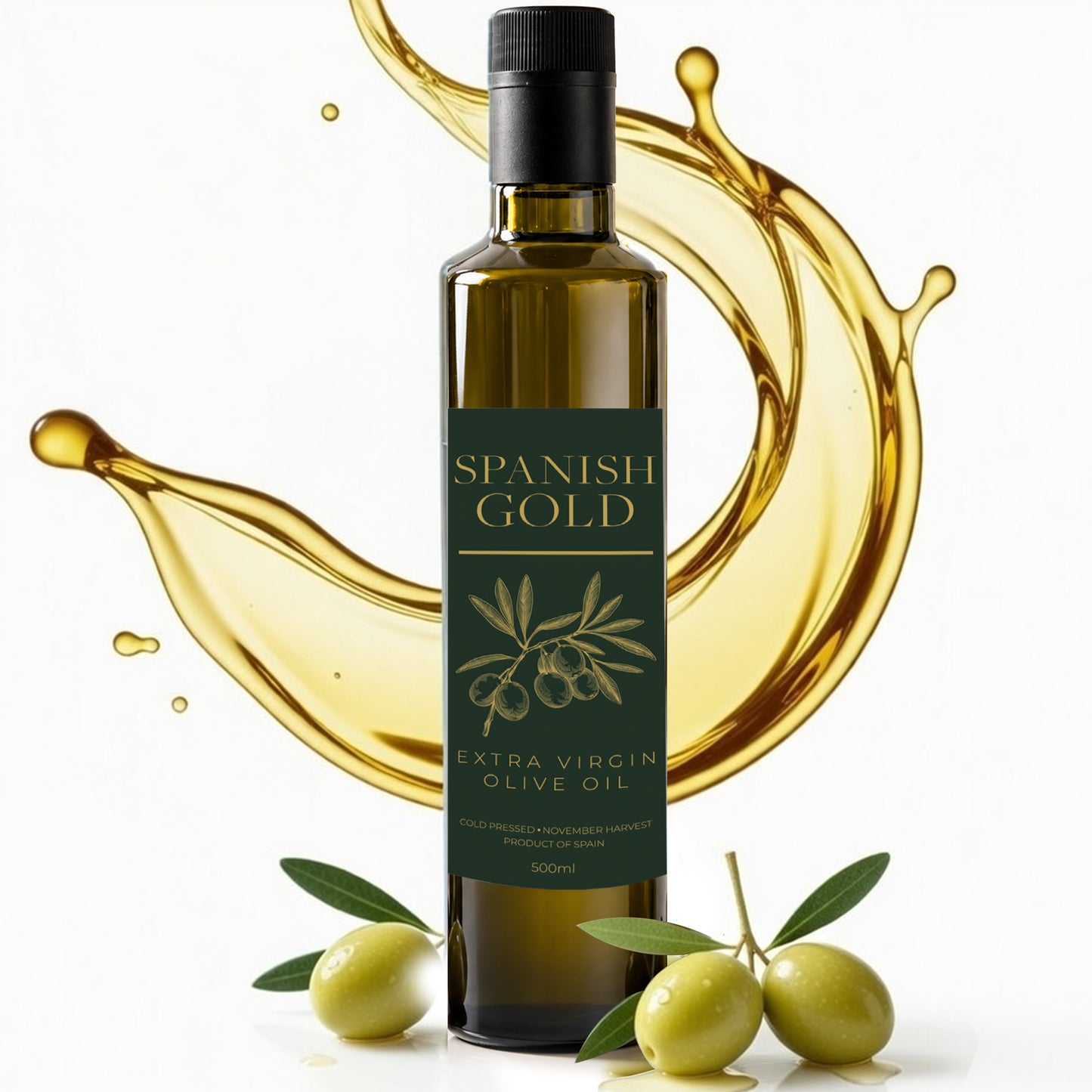 Andalus Spanish Gold Extra Virgin Olive Oil 500ml